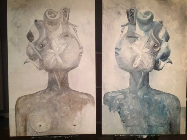 Paintings, Emilie Cummings-Enneking, 140/140 x 100/100 cm