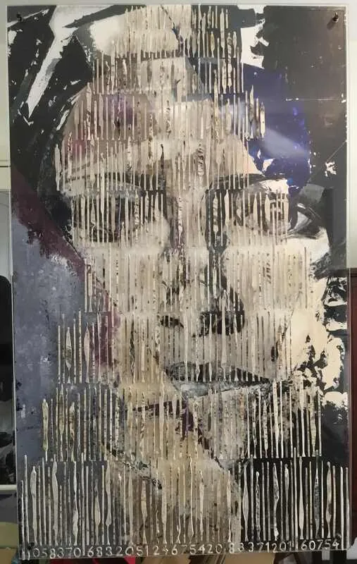 Mixed media, Emilie Cummings-Enneking, 155 x 95 cm