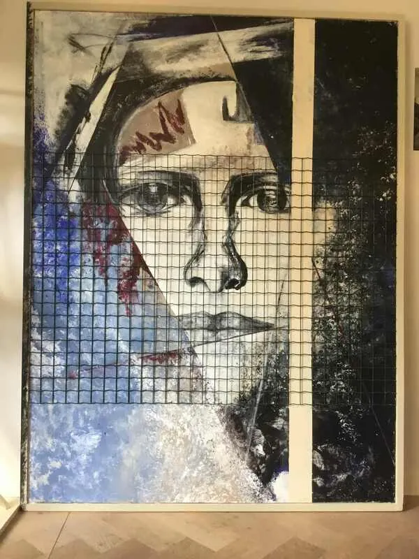Mixed media, Emilie Cummings-Enneking, 155 x 95 cm