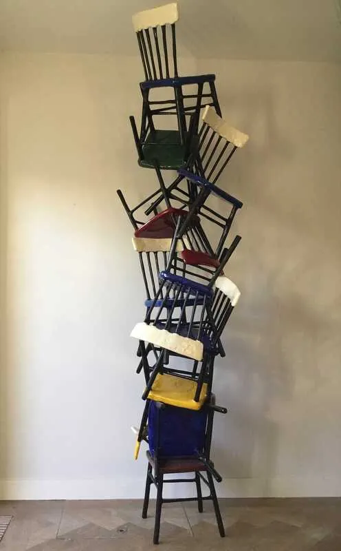Mixed media, Emilie Cummings-Enneking, Height: 270 cm