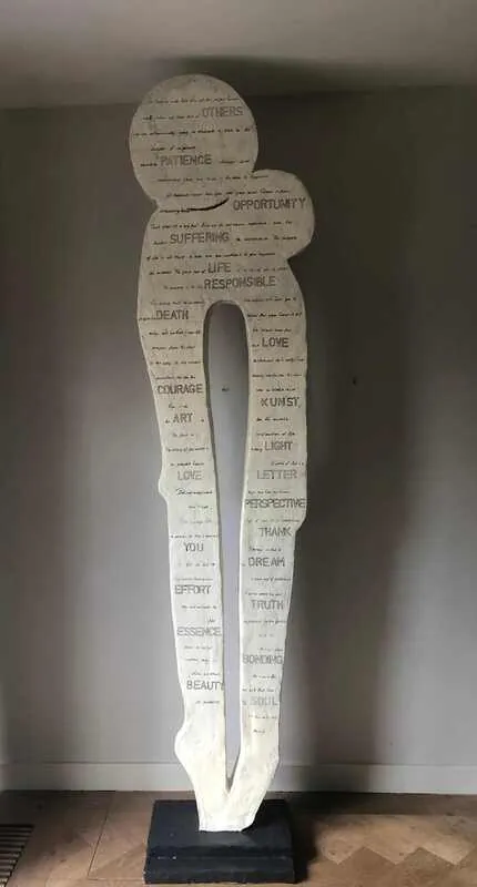 Mixed media, Emilie Cummings-Enneking, Height: 270 cm