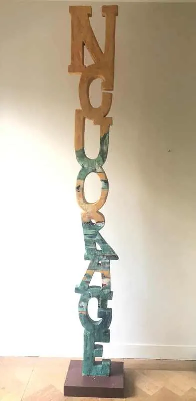 Mixed media, Emilie Cummings-Enneking, Height: 270 cm